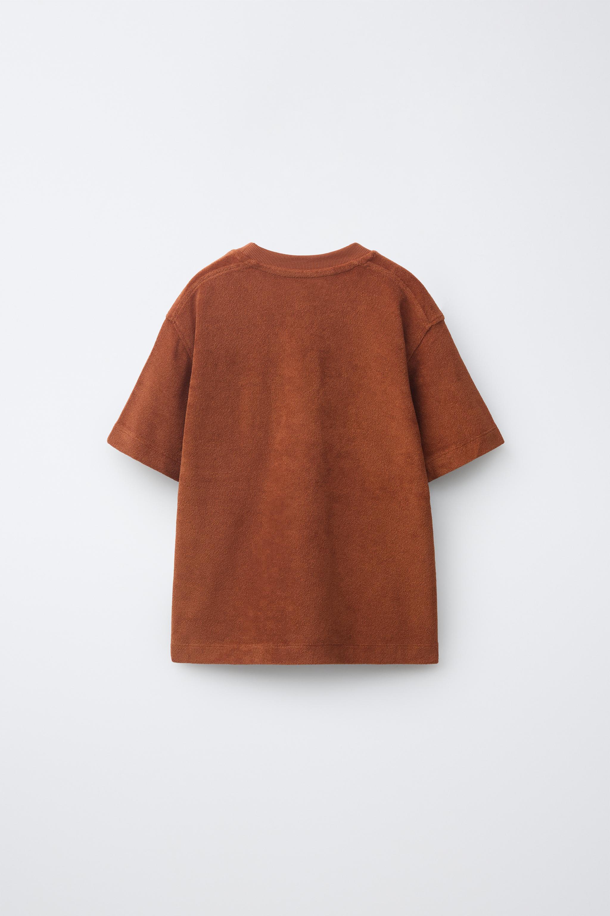 ENSEMBLE T-SHIRT ET BERMUDA RAYÉ EFFET SERVIETTE
